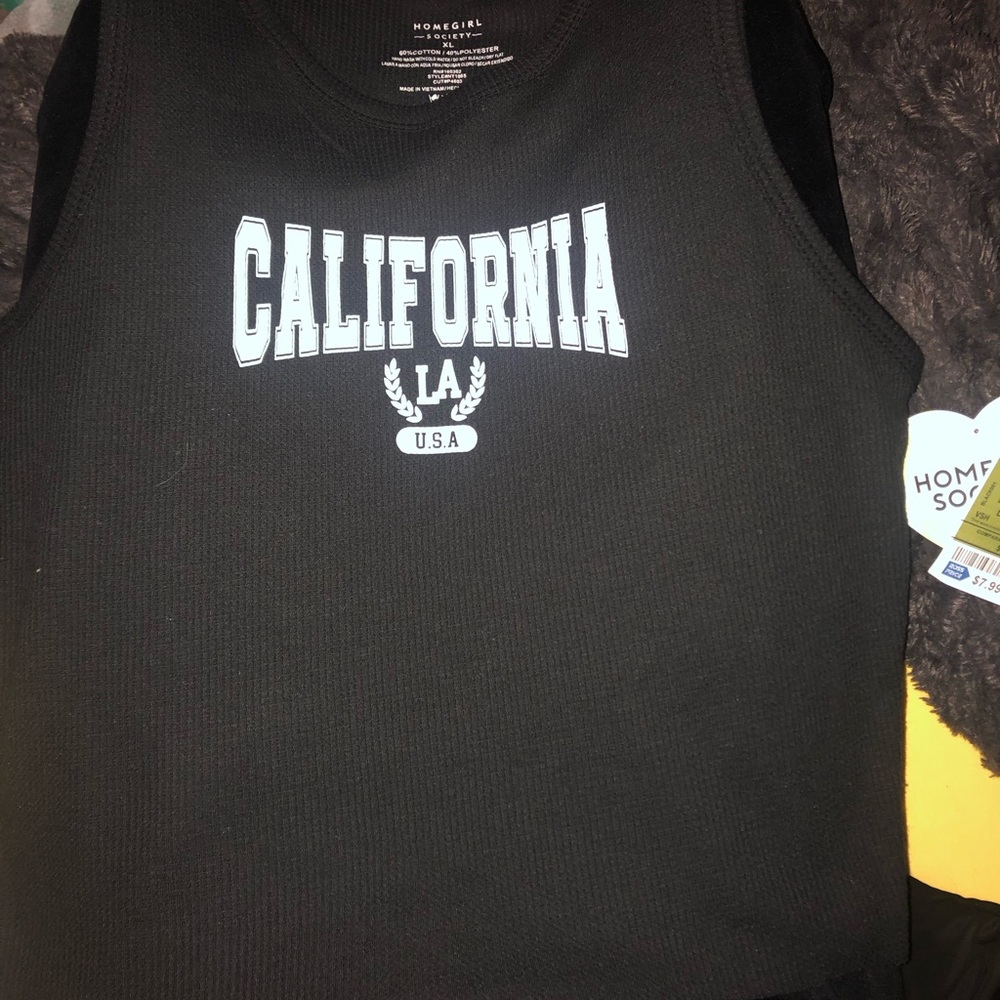 New black tank top